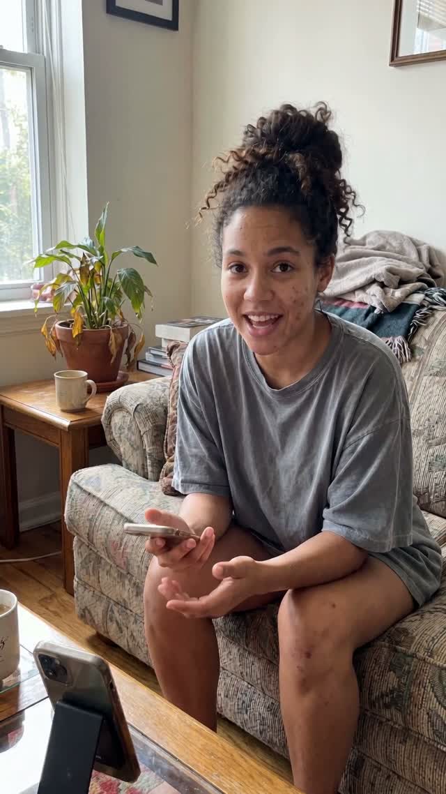 UGC talking head filmed at home