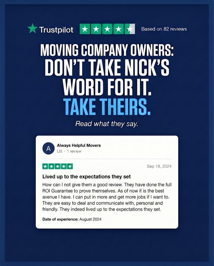 Testimonial-style ad