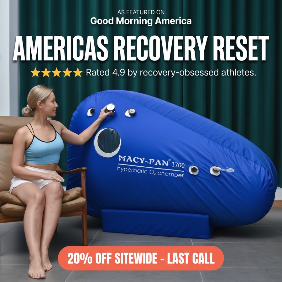 Hyperbaric chamber ad citing Good Morning America